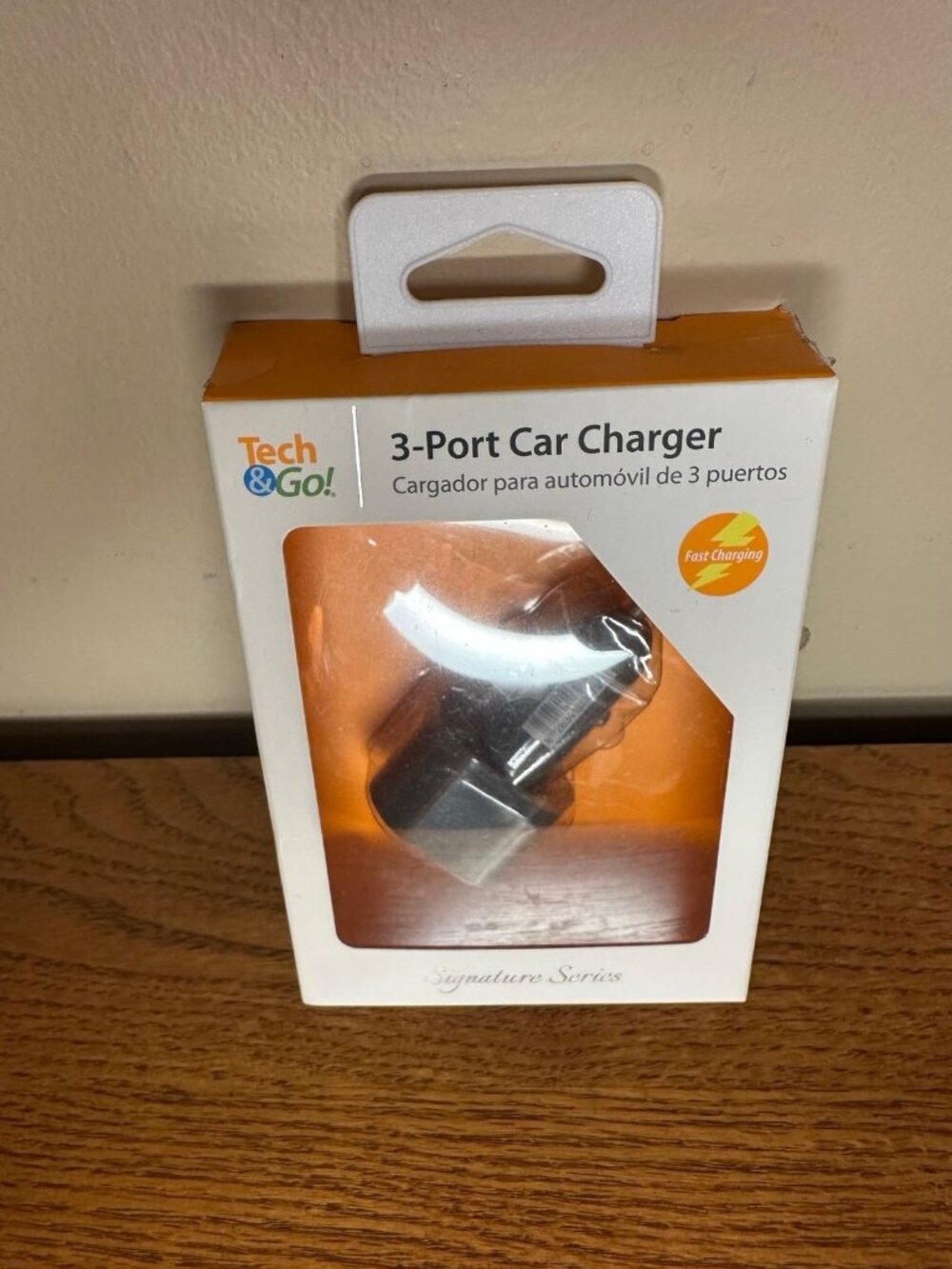 Tech & Go! 3-Port Car Charger Signature Series Fast Charging